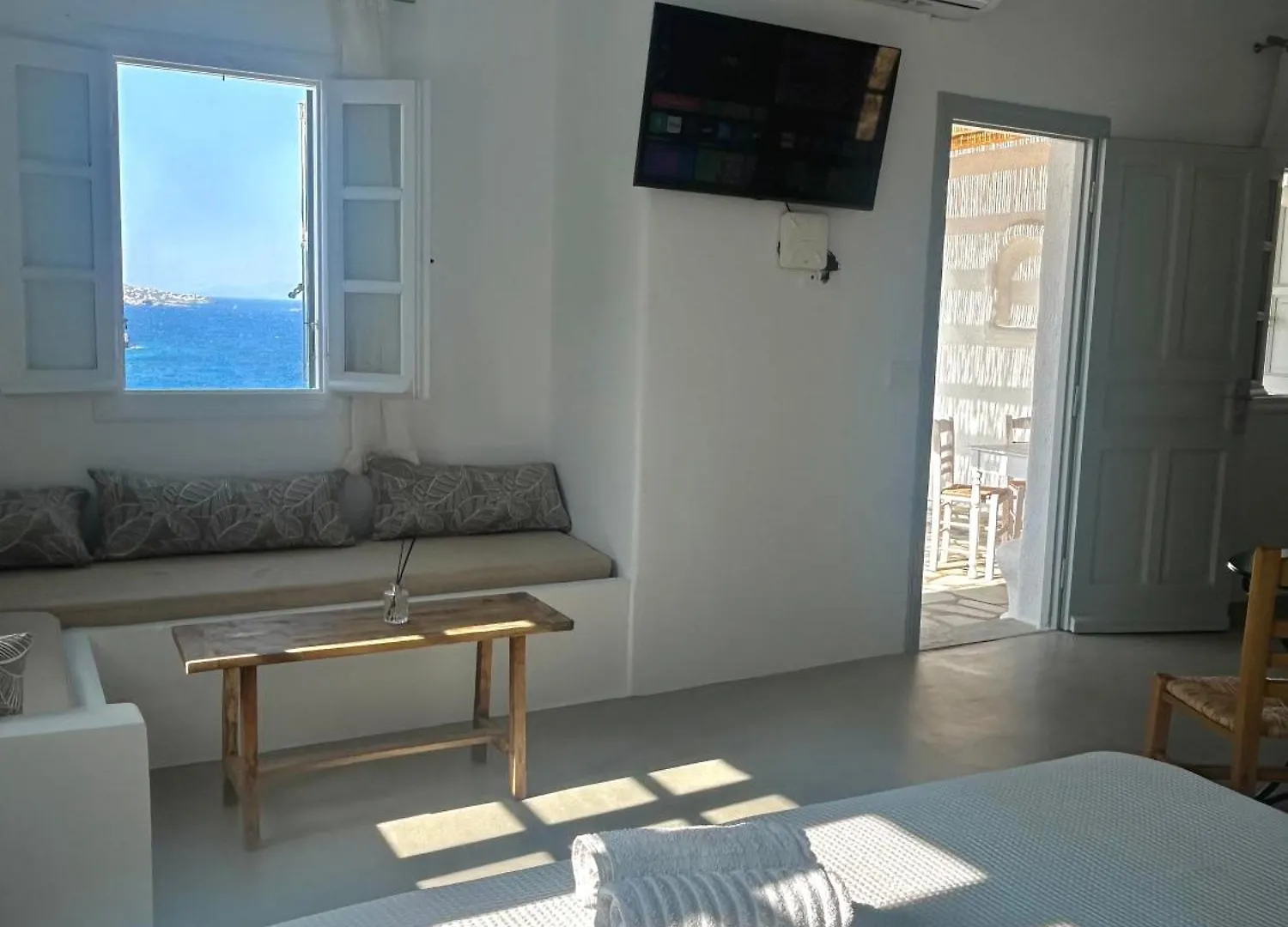 شقة Blue And White Mykonos Ap2 Mykonos Town